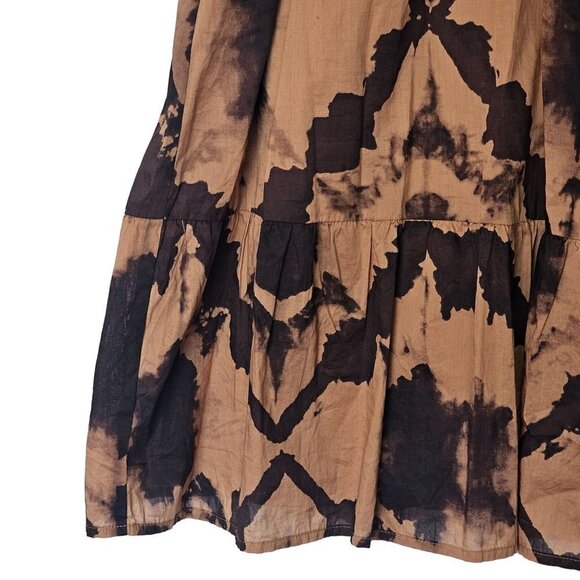 Rails Amabella Puff Sleeve Mini Dress In Tigers Eye‎ NWOT Brown Women's Small - Picture 12 of 15